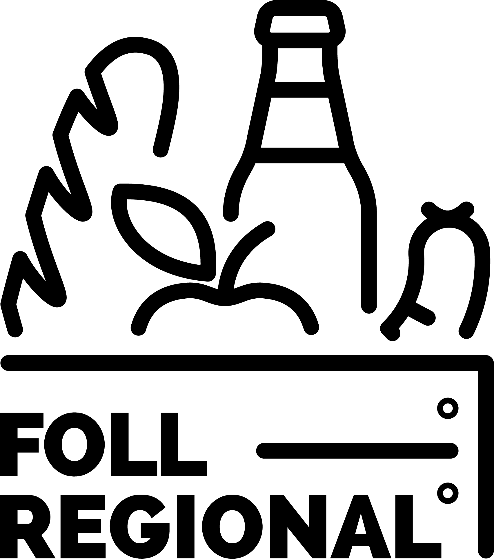 FOLL REGIONAL Logo in schwarz (RGB | 300ppi)
